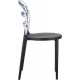 BIBI BLACK/CLEAR TRANSP. ΚΑΡΕΚΛΑ 42X50X85εκ.
