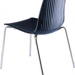 ALLEGRA BLACK TRANSP. ΚΑΡΕΚΛΑ 50Χ54Χ82εκ.