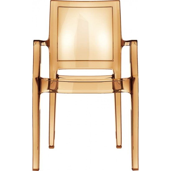 ARTHUR AMBER TRANSP. ΠΟΛΥΘΡΟΝΑ 56X60X91εκ.