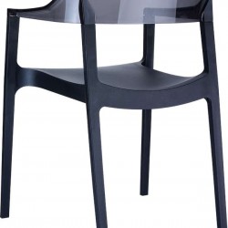 CARMEN BLACK/BLACK ΠΟΛΥΘΡΟΝΑ 49X53X79εκ.