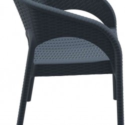 PANAMA DARK GREY ΠΟΛΥΘΡΟΝΑ ΠΟΛ/ΝΙΟΥ 58X64X80εκ.