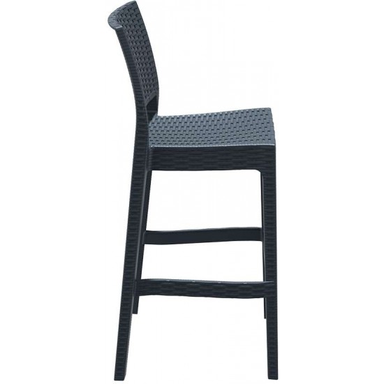 JAMAICA DARK GREY ΣΚΑΜΠΟ ΠΟΛ/ΝΙΟΥ 40Χ51Χ108εκ.