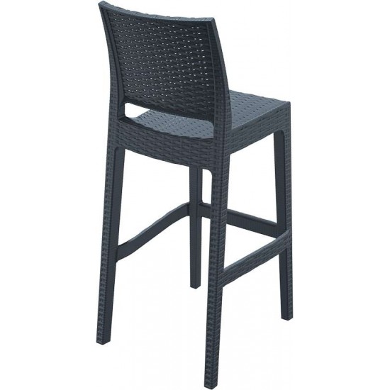 JAMAICA DARK GREY ΣΚΑΜΠΟ ΠΟΛ/ΝΙΟΥ 40Χ51Χ108εκ.