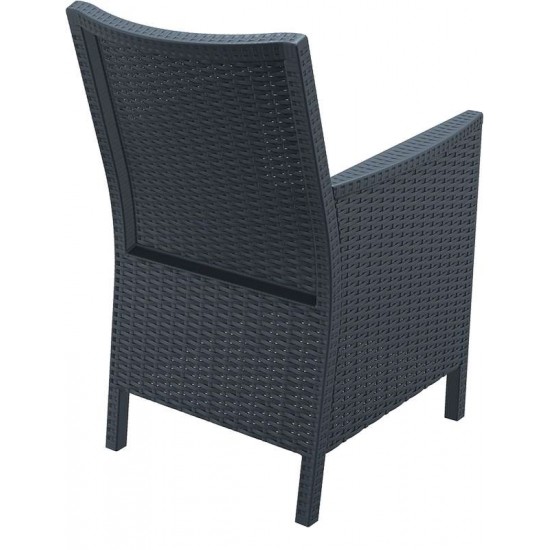 CALIFORNIA DARK GREY ΠΟΛΥΘΡΟΝΑ ΠΟΛ/ΝΙΟΥ 59Χ63Χ90εκ.