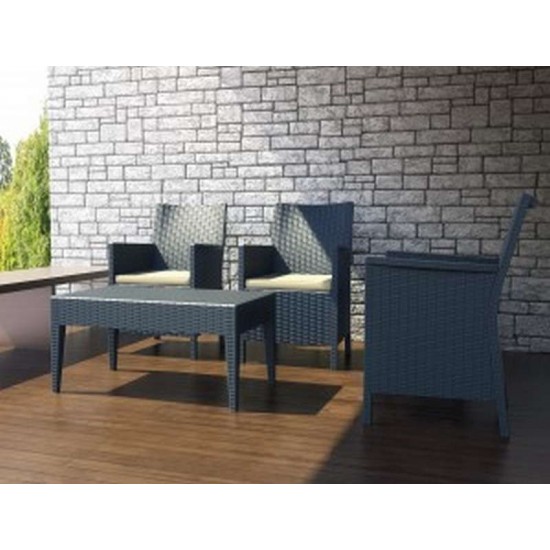 CALIFORNIA DARK GREY ΠΟΛΥΘΡΟΝΑ ΠΟΛ/ΝΙΟΥ 59Χ63Χ90εκ.