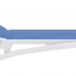 PACIFIC ΞΑΠΛΩΣΤΡΑ WHITE/BLUE ΠΟΛ/ΝΙΟΥ 193X68X35εκ.