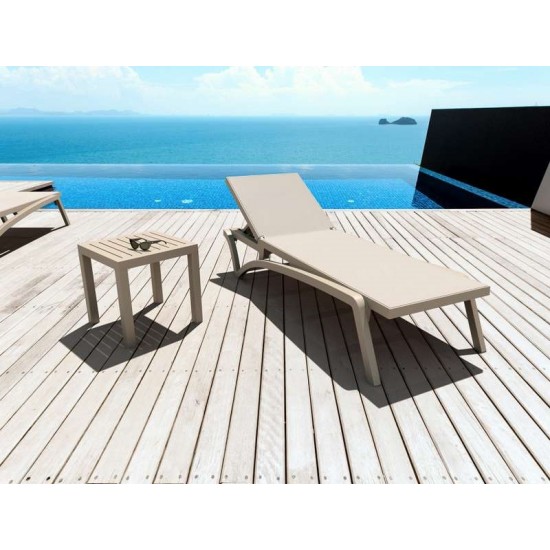 OCEAN TAUPE ΤΡΑΠΕΖΙ 45Χ45Χ45εκ. ΠΟΛ/ΝΙΟΥ