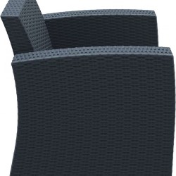 MONACO DARK GREY ΠΟΛΥΘΡΟΝΑ ΠΟΛ/ΝΙΟΥ 82X79X79εκ.