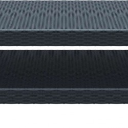 MONACO DARK GREY ΤΡΑΠΕΖΙ 92Χ57Χ45εκ. ΠΟΛ/ΝΙΟΥ