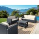 MONACO DARK GREY ΤΡΑΠΕΖΙ 92Χ57Χ45εκ. ΠΟΛ/ΝΙΟΥ
