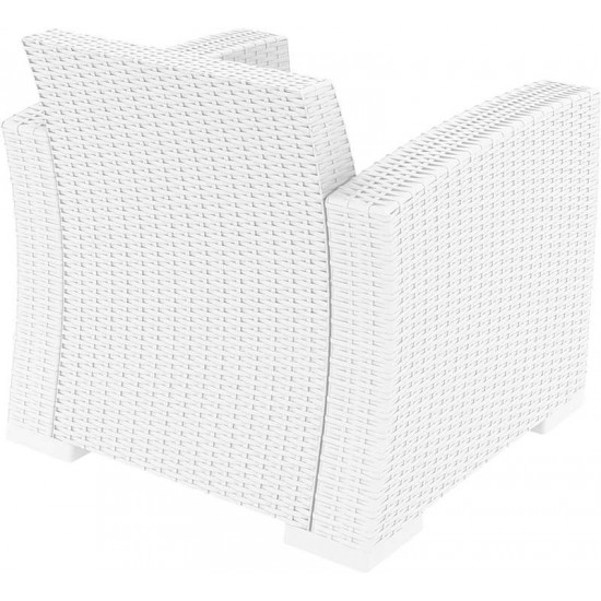 MONACO WHITE ΠΟΛΥΘΡΟΝΑ ΠΟΛ/ΝΙΟΥ 82X79X79εκ.