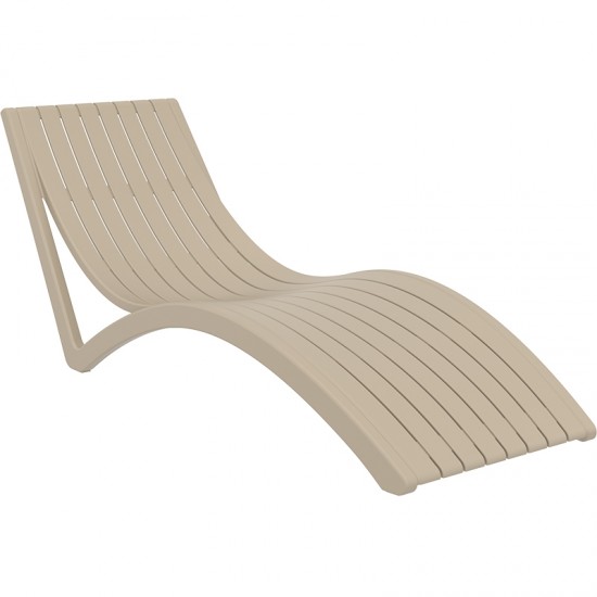 SLIM ΞΑΠΛΩΣΤΡΑ TAUPE ΠΟΛ/ΝΙΟΥ 180X72X70εκ.