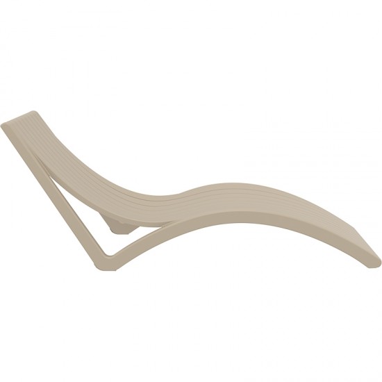 SLIM ΞΑΠΛΩΣΤΡΑ TAUPE ΠΟΛ/ΝΙΟΥ 180X72X70εκ.