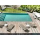 SLIM ΣΤΡΩΜΑ POLYESTER 3εκ.LIGHT BROWN 204X62X3εκ.