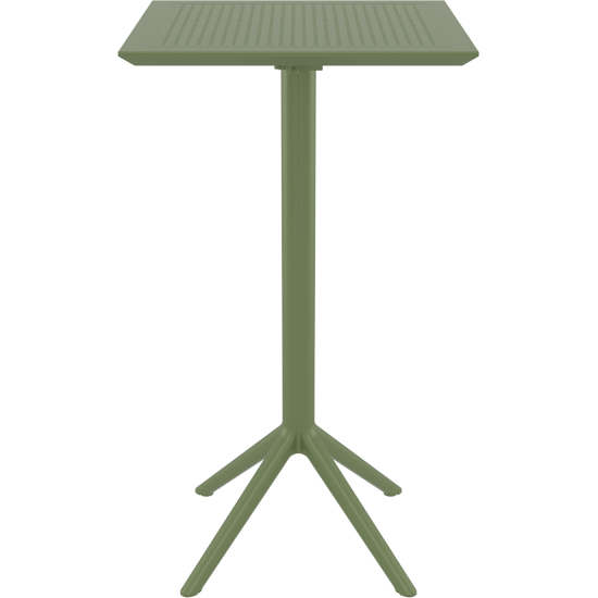 SKY OLIVE GREEN BAR 60Χ60Χ108εκ.ΠΤΥΣ/ΝΟ ΤΡΑΠ. ΠΟΛ/ΝΙΟΥ