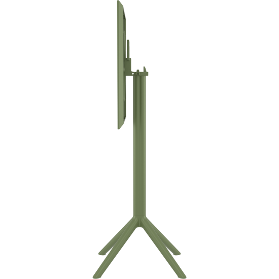 SKY OLIVE GREEN BAR 60Χ60Χ108εκ.ΠΤΥΣ/ΝΟ ΤΡΑΠ. ΠΟΛ/ΝΙΟΥ