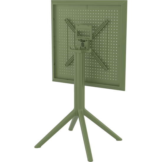 SKY OLIVE GREEN 60Χ60X74εκ. ΤΡΑΠΕΖΙ ΠΤΥΣ/ΝΟ ΠΟΛ/ΝΙΟΥ