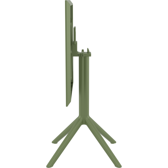 SKY OLIVE GREEN 60Χ60X74εκ. ΤΡΑΠΕΖΙ ΠΤΥΣ/ΝΟ ΠΟΛ/ΝΙΟΥ