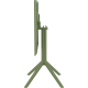 SKY OLIVE GREEN 60Χ60X74εκ. ΤΡΑΠΕΖΙ ΠΤΥΣ/ΝΟ ΠΟΛ/ΝΙΟΥ