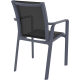 PACIFIC ΠΟΛΥΘΡΟΝΑ DARK GREY/BLACK ΠΟΛ/ΝΙΟΥ 57X62X90εκ.