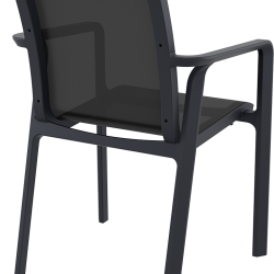 PACIFIC ΠΟΛΥΘΡΟΝΑ BLACK/BLACK ΠΟΛ/ΝΙΟΥ 57X62X90εκ.