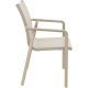 PACIFIC ΠΟΛΥΘΡΟΝΑ TAUPE/TAUPE ΠΟΛ/ΝΙΟΥ 57X62X90εκ.