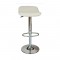 Σκαμπό Μπάρ 2τμχ Bar3 White Pvc 38x38x85εκ.
