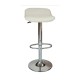 Σκαμπό Μπάρ 2τμχ Bar3 White Pvc 38x38x85εκ.