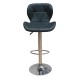 Σκαμπό Μπάρ 2τμχ Bar91 Black Pu 48x49x109εκ.