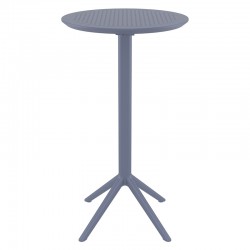 SKY DARK GREY BAR Φ60Χ108εκ.ΠΤΥΣ/ΝΟ ΤΡΑΠ. ΠΟΛ/ΝΙΟΥ