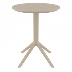 SKY TAUPE Φ60X74εκ. ΤΡΑΠΕΖΙ ΠΤΥΣ/ΝΟ ΠΟΛ/ΝΙΟΥ