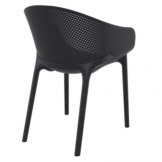 SKY PRO BLACK ΠΟΛΥΘΡΟΝΑ ΠΟΛ/ΝΙΟΥ 54X60X81εκ.