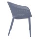 SKY PRO DARK GREY ΠΟΛΥΘΡΟΝΑ ΠΟΛ/ΝΙΟΥ 54X60X81εκ.