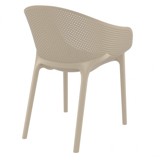 SKY PRO TAUPE ΠΟΛΥΘΡΟΝΑ ΠΟΛ/ΝΙΟΥ 54X60X81εκ.