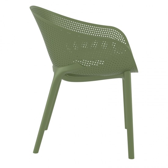 SKY PRO OLIVE GREEN ΠΟΛΥΘΡΟΝΑ ΠΟΛ/ΝΙΟΥ 54X60X81εκ.
