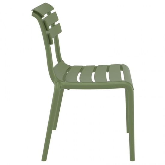 HELEN OLIVE GREEN ΚΑΡΕΚΛΑ ΠΟΛ/ΝΙΟΥ 50X59X84εκ.