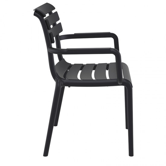 PARIS BLACK ΠΟΛΥΘΡΟΝΑ ΠΟΛ/ΝΙΟΥ 58X59X84εκ.