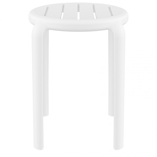 TOM 45εκ. ΣΚΑΜΠΟ WHITE ΠΟΛ/ΝΙΟΥ 34X34X45εκ.