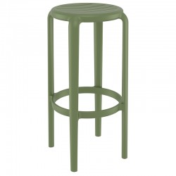 TOM 75εκ. ΣΚΑΜΠΟ OLIVE GREEN ΠΟΛ/ΝΙΟΥ 36X36X75εκ.