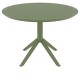 SKY OLIVE GREEN Φ105X74εκ. ΤΡΑΠΕΖΙ ΠΟΛ/ΝΙΟΥ