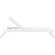 TROPIC ΞΑΠΛΩΣΤΡΑ WHITE/WHITE ΑΛΟΥΜ-ΠΟΛ/ΝΙΟΥ 210X72X31εκ.