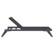 TROPIC ΞΑΠΛΩΣΤΡΑ DARK GREY/BLACK ΑΛΟΥΜ-ΠΟΛ/ΝΙΟΥ 210X72X31εκ.
