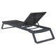 TROPIC ΞΑΠΛΩΣΤΡΑ DARK GREY/BLACK ΑΛΟΥΜ-ΠΟΛ/ΝΙΟΥ 210X72X31εκ.