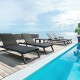 TROPIC ΞΑΠΛΩΣΤΡΑ DARK GREY/BLACK ΑΛΟΥΜ-ΠΟΛ/ΝΙΟΥ 210X72X31εκ.