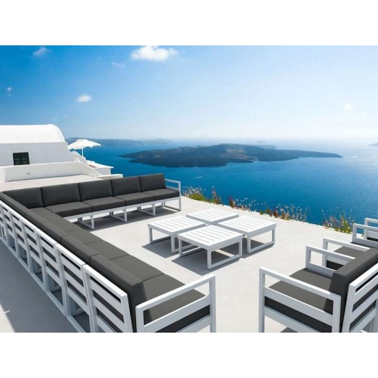 MYKONOS ΜΑΞΙΛΑΡΙ ΚΑΘΙΣΜΑΤΟΣ DARK GREY 65Χ65Χ10εκ.