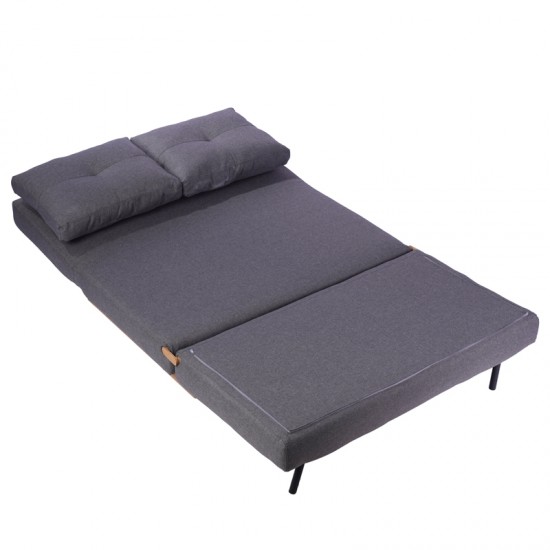 SARA S GREY ΥΦΑΣΜΑ ΚΑΝΑΠΕΣ/ΚΡΕΒΑΤΙ 120Χ90Χ84εκ.