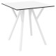 MAX ΤΡΑΠΕΖΙ 70Χ70Χ74εκ. WHITE LAMINATE 12mm