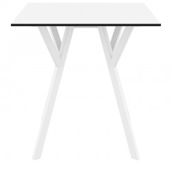 MAX ΤΡΑΠΕΖΙ 70Χ70Χ74εκ. WHITE LAMINATE 12mm
