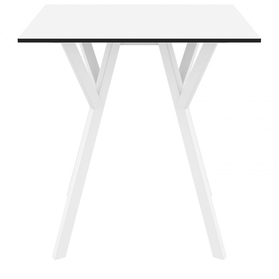 MAX ΤΡΑΠΕΖΙ 70Χ70Χ74εκ. WHITE LAMINATE 12mm