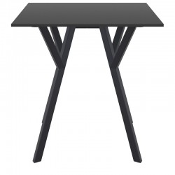 MAX ΤΡΑΠΕΖΙ 70Χ70Χ74εκ. BLACK LAMINATE 12mm